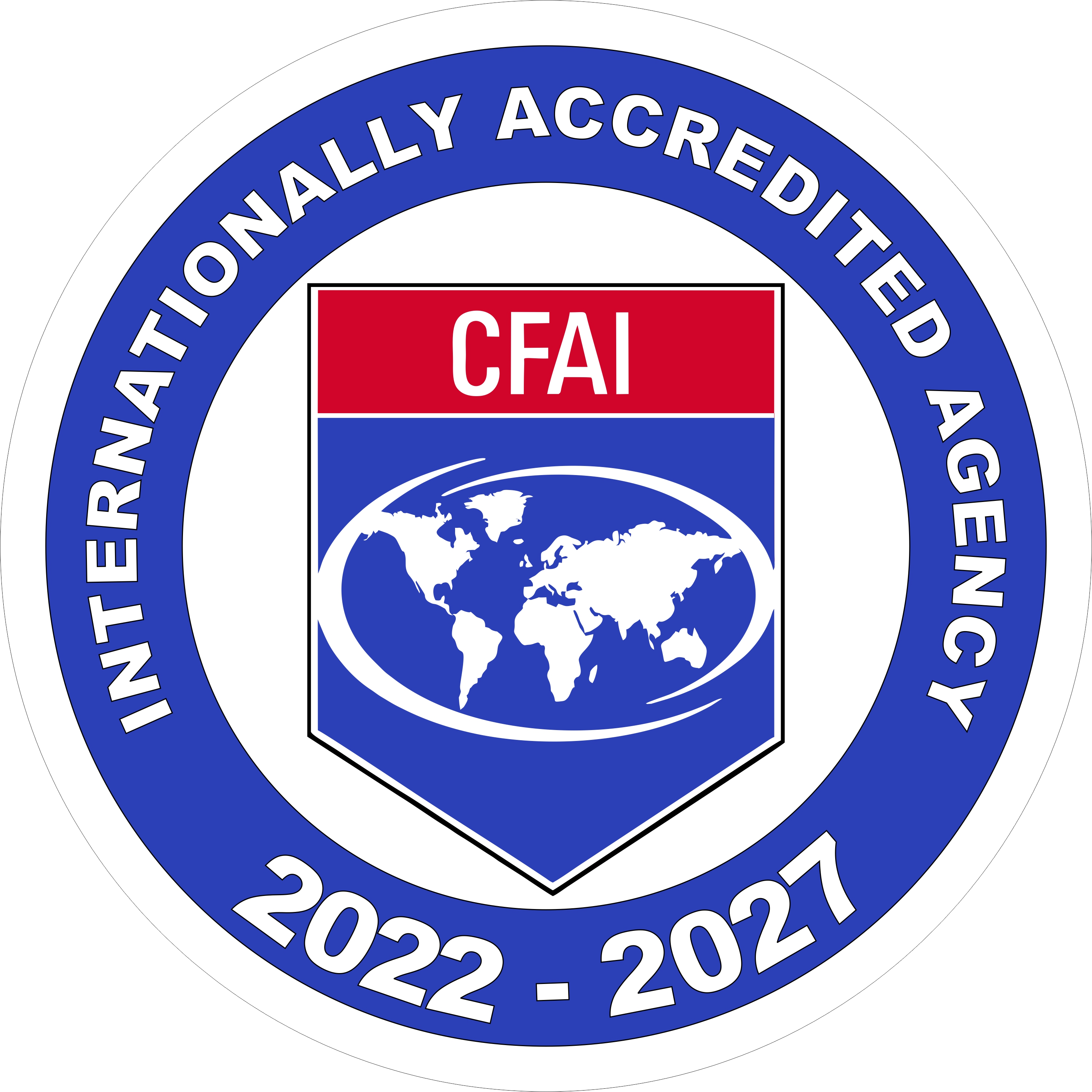 CFAI Internationally Accredited Agency 2022 - 2027